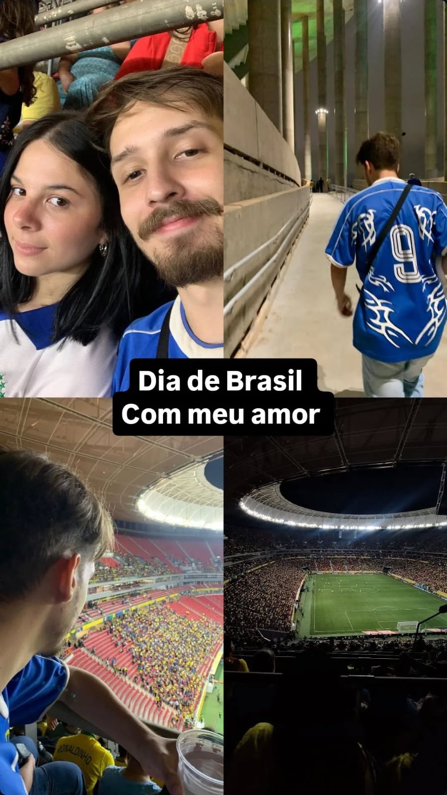 Vendo jogo do brasil